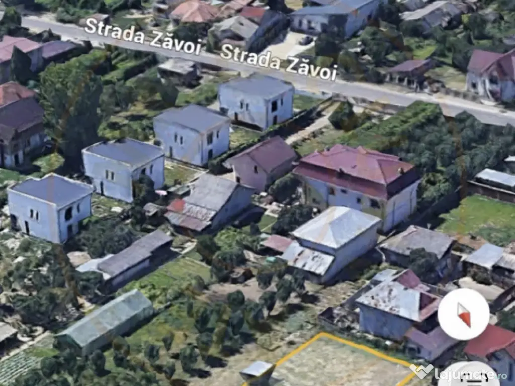 Teren intravilan Stefanesti Zavoi, utilitati, 38 m deschider 