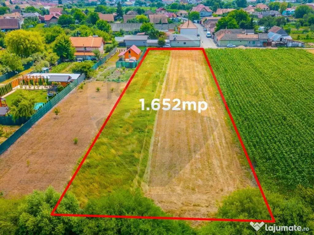 COMISION 0% | Teren intravilan | Bod, strada Avram Iancu