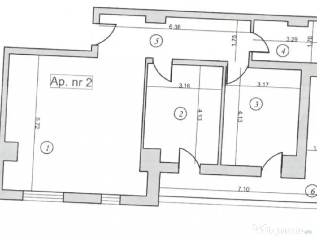 Apartament 3 camere – 86 mp utili | Bloc nou | Finisaje la