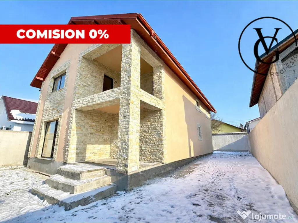 Vila individuala P+1 | 4 camere, 300mp teren | Lumina 