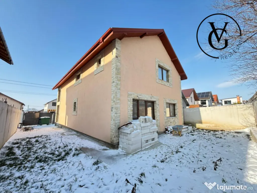 Vila individuala P+1 | 4 camere, 300mp teren | Lumina 