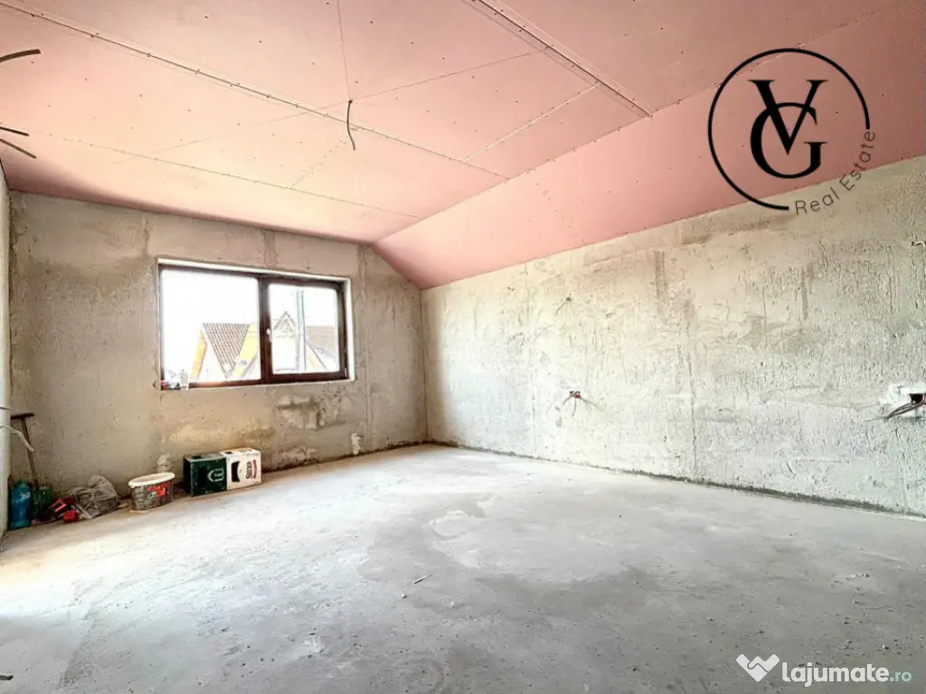 Vila individuala P+1 | 4 camere, 300mp teren | Lumina 