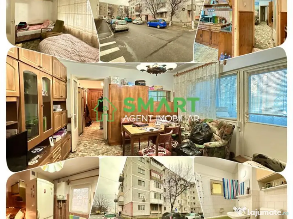 Apartament 2 camere . Zona Confectii, str. Abatorului.