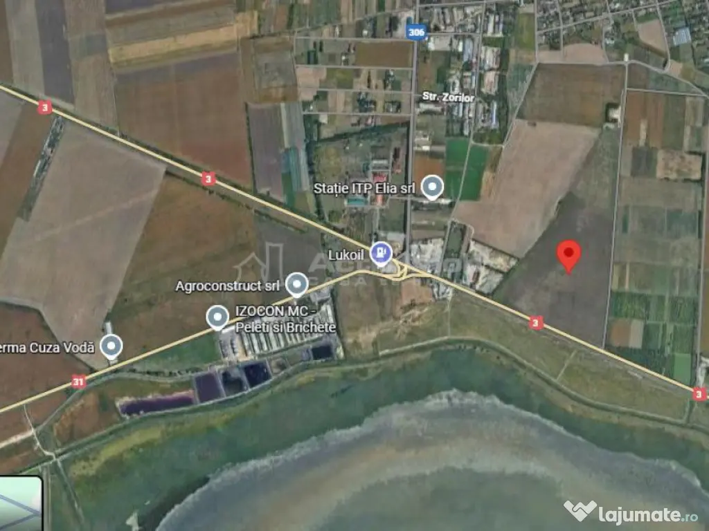 Teren intravilan jud. Calarasi- Cuza Voda