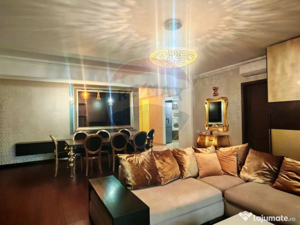 Apartament de închiriat, 3 camere, 128 mp, Barbu Delavra...