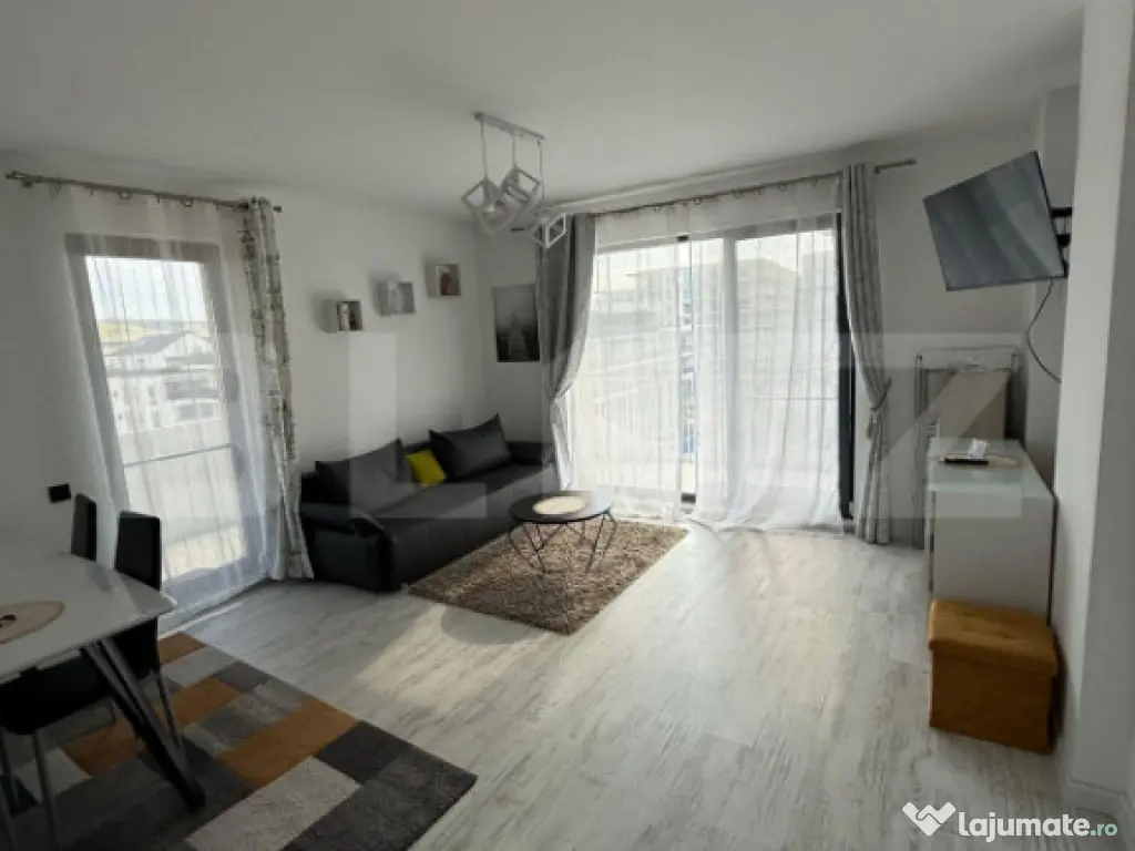 Apartament cu 2 cam, 47 mp, etajul 3, terasa, lift si parcar 