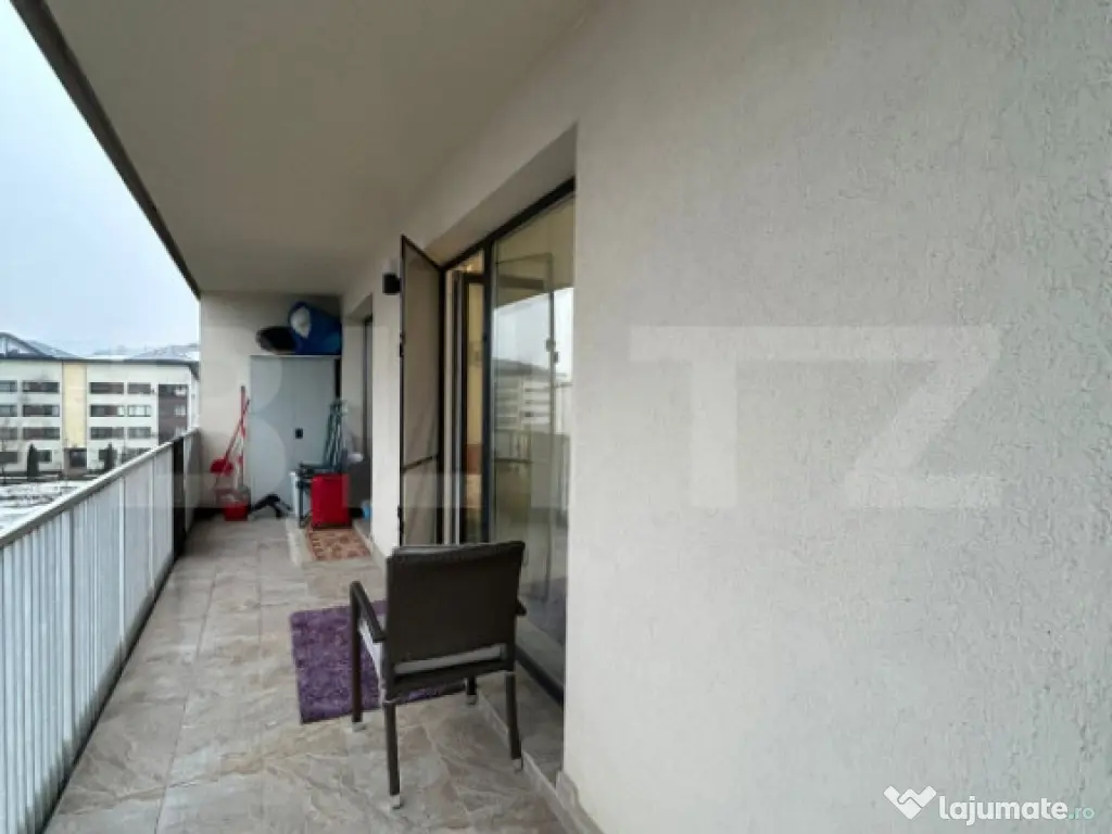 Apartament cu 2 cam, 47 mp, etajul 3, terasa, lift si parcar 