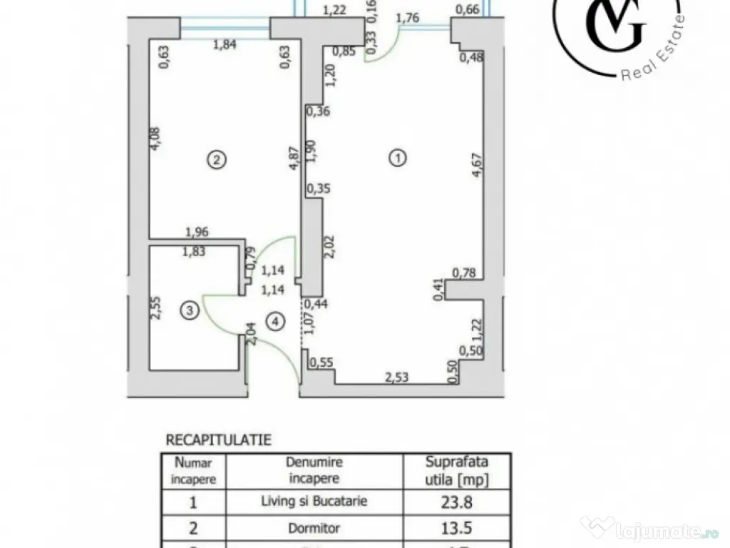 Apartament 2 Camere Cortina North | Pipera 