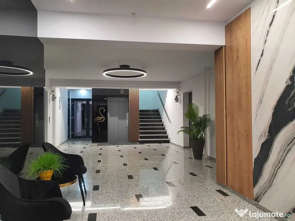 Inchiriere apartament 2 camere,lux, mobilat, loc de joaca...