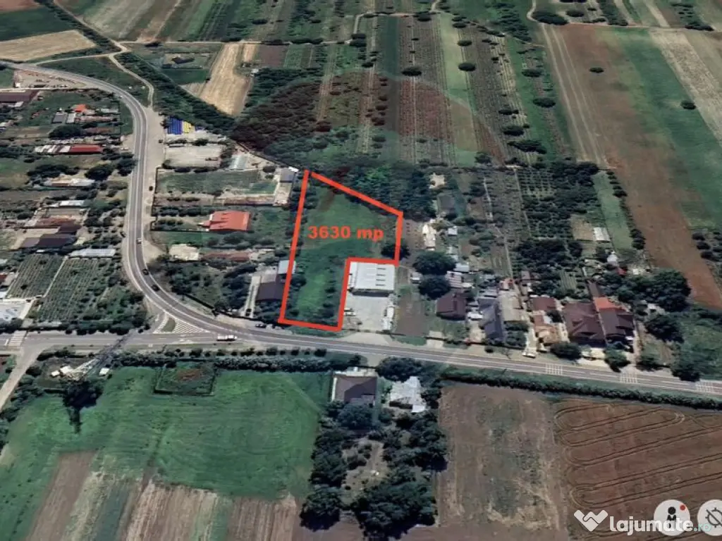 Teren 3,631mp Mandresti-Munteni / Drumul DN23 