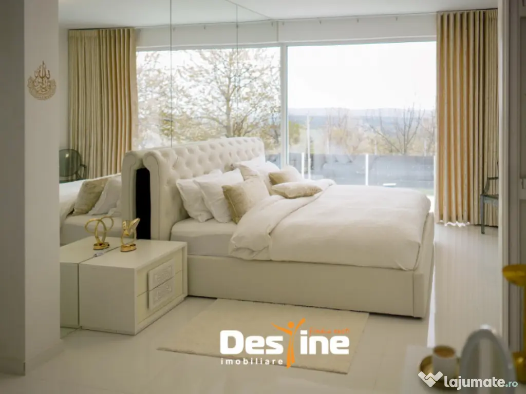 Casă sustenabilă 196 mp cu design futurist, în natură, m 