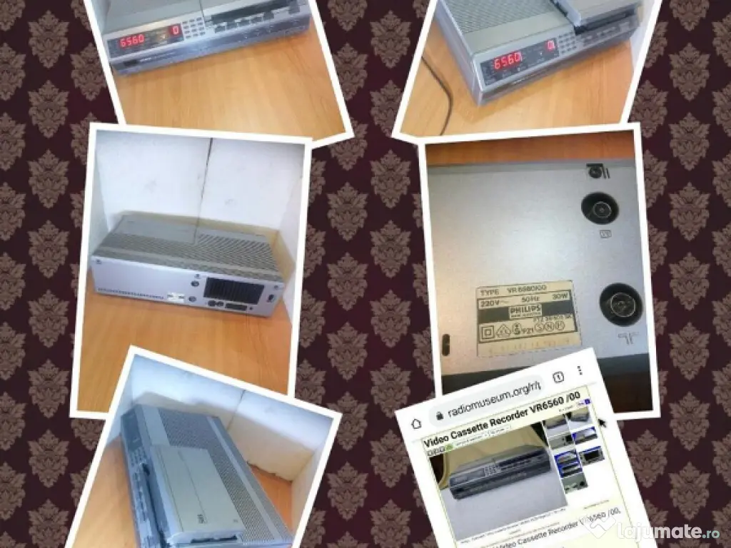 Videorecorder anii 80 RARITATE Philips VR 6560 unicat in romania 
