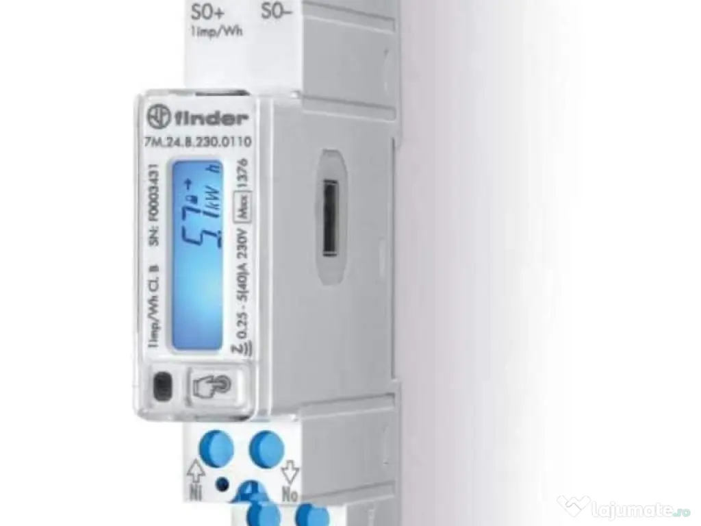 Contor energie monofazat bidirectional,Finder 7M.24.8.230.0110 NFC 