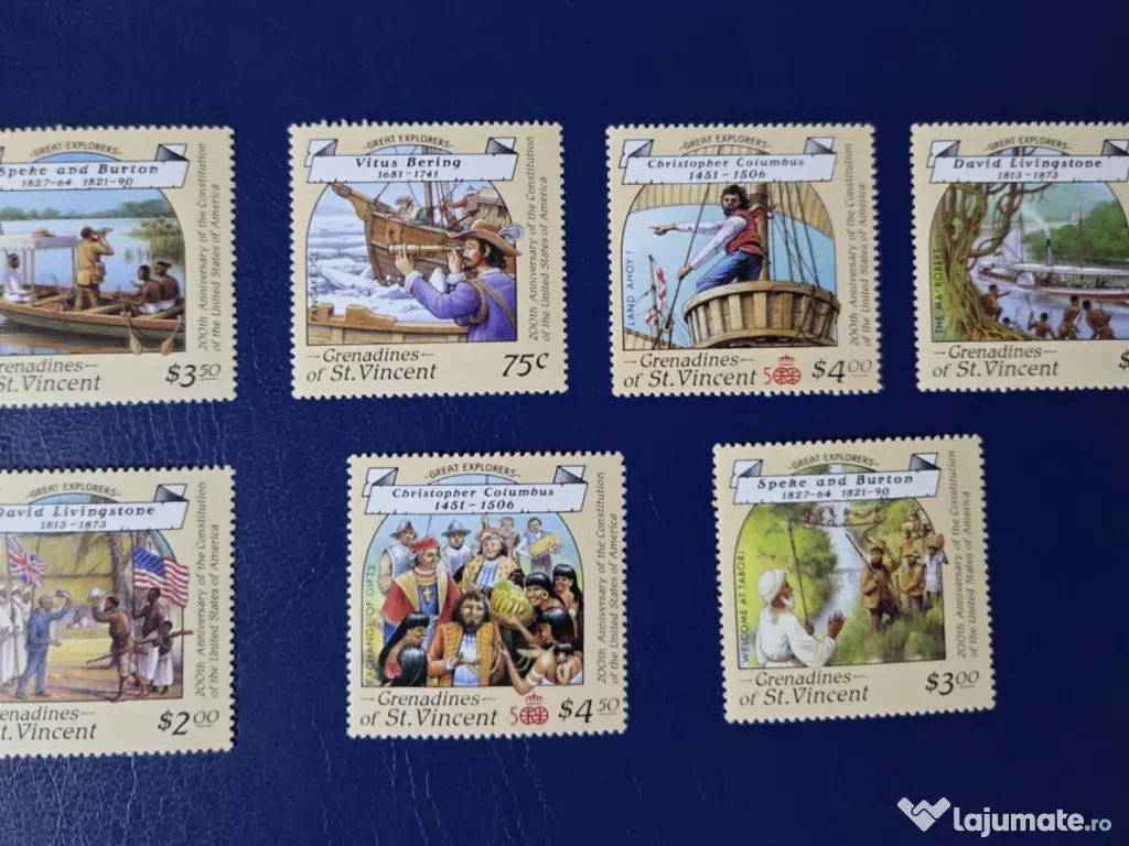 Timbre nestampilate EXPLORATORI 