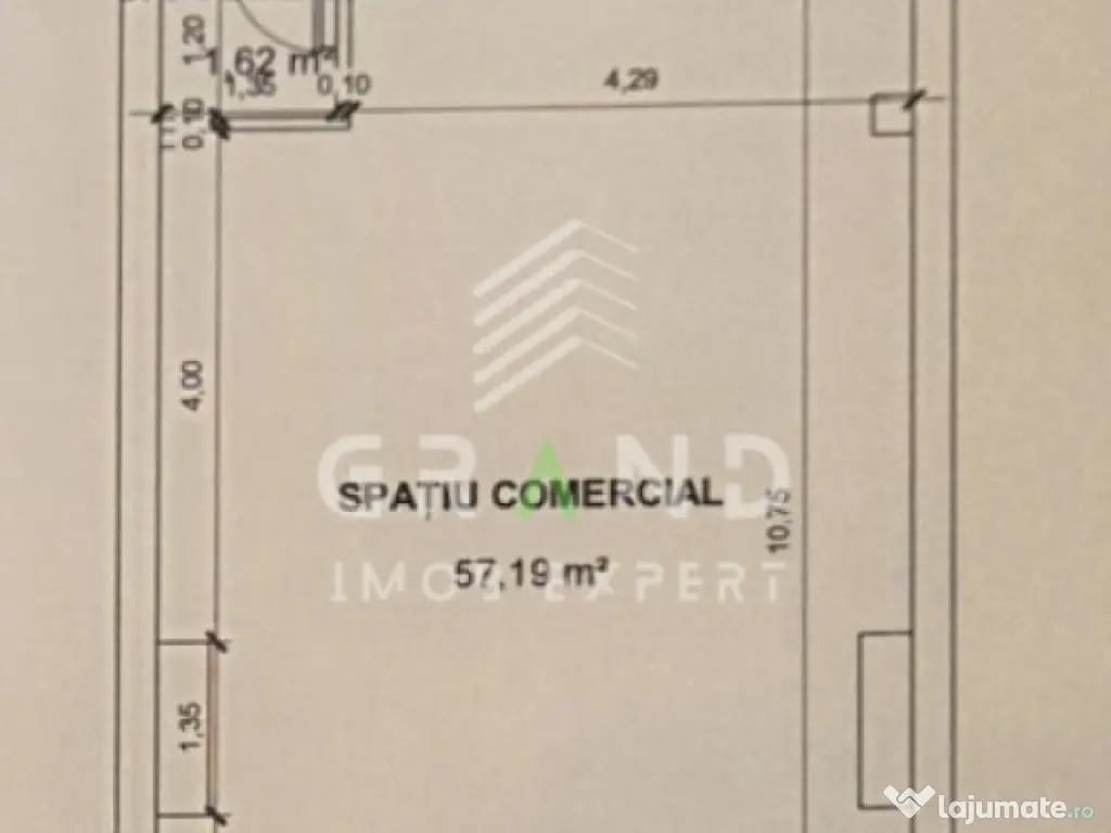 Spațiu Comercial | 73 mp | Vitrină 6 ml | Zona Piața Zori