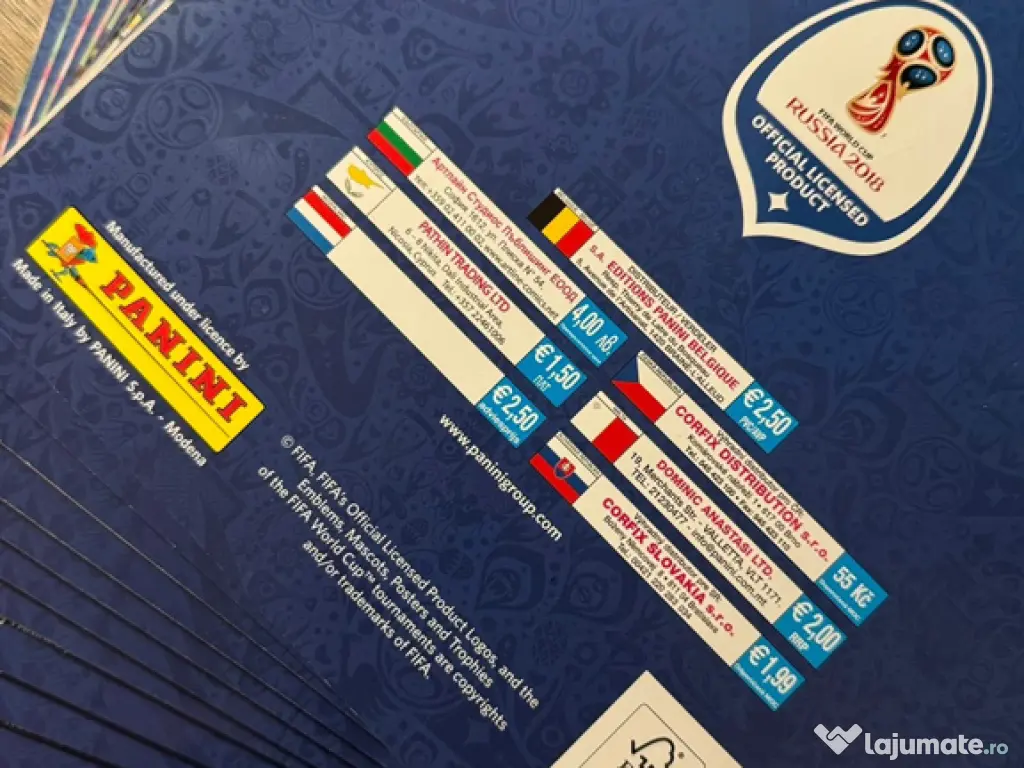 Album PANINI 2018 FIFA World Cup Official Sticker Collection 