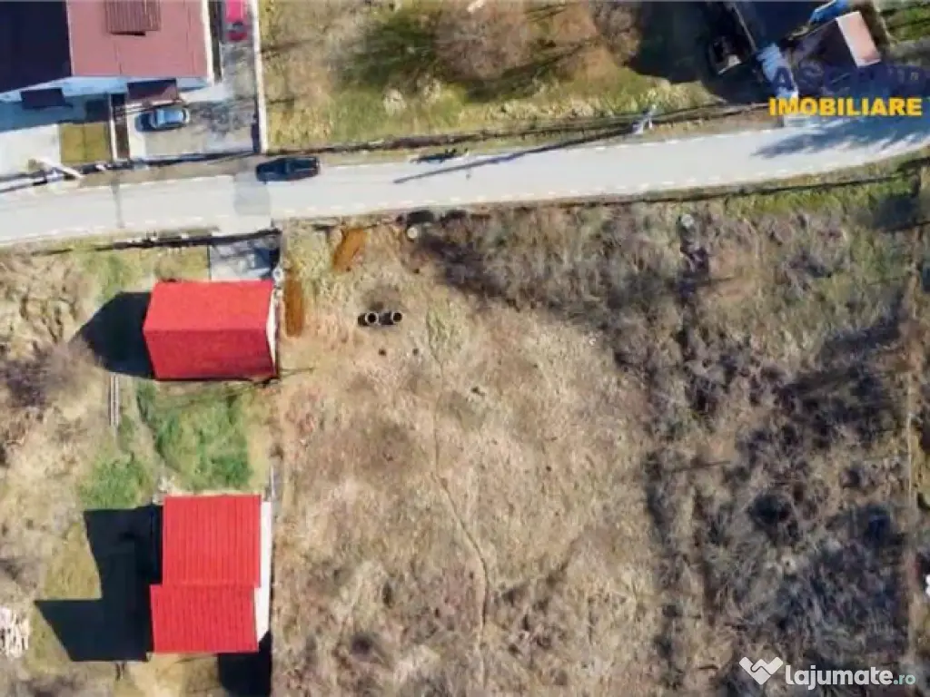 FILM!Teren intravilan, construibil in Valea Iubirii pe 500 m 