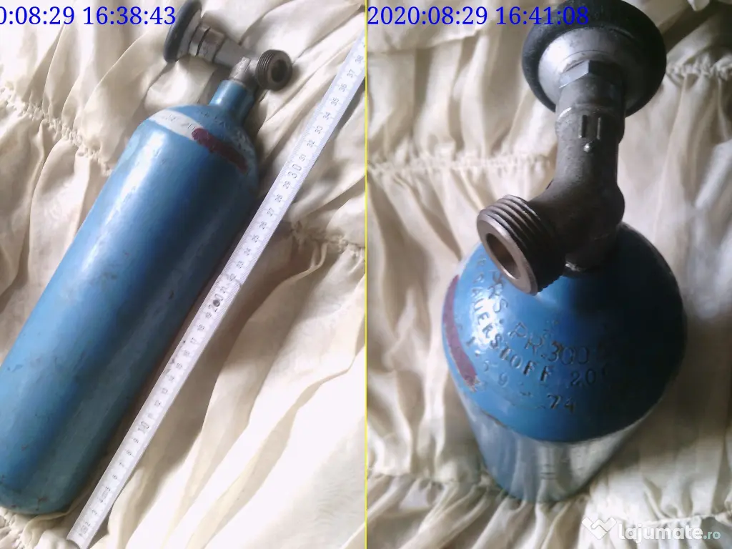 Tub oxigen vechi anii 69-74 Sauerstoff Germany raritate vintage 