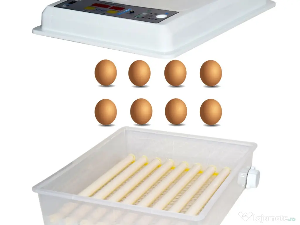 Incubator Clocitoare 36 Oua Gaina Rata Gasca Prepelite Pui  Automat Ovoscop 