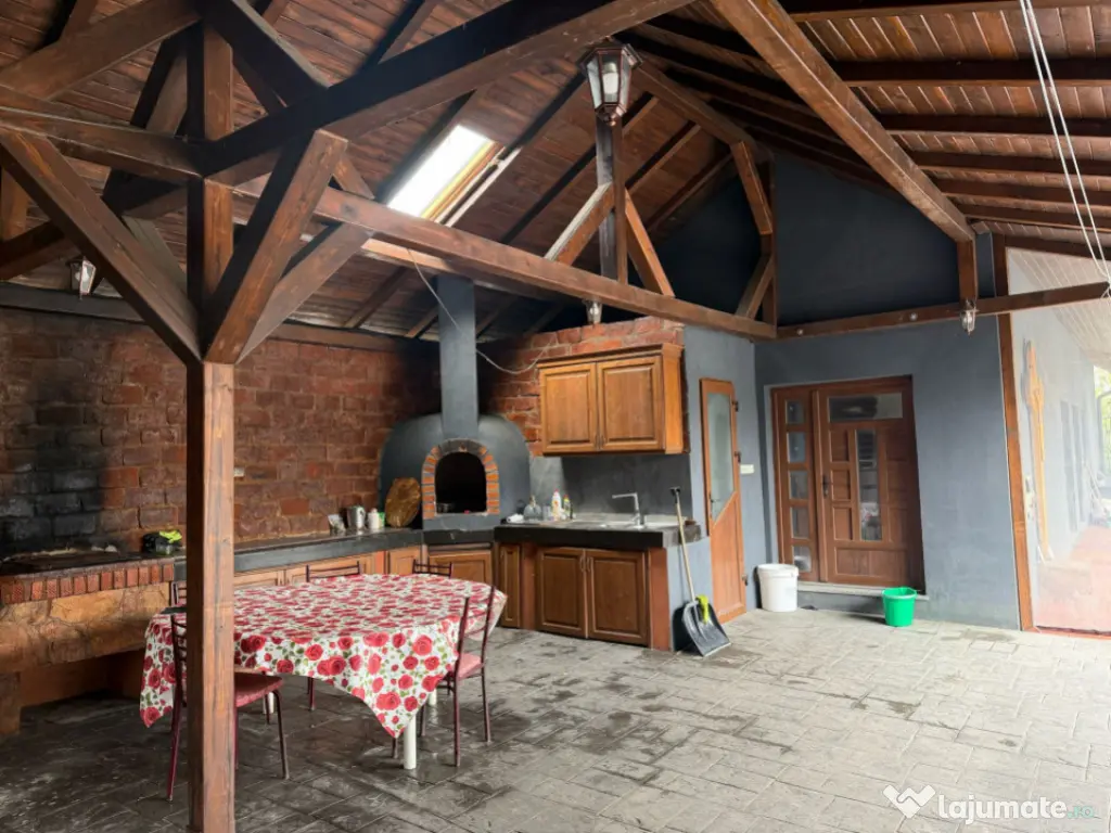 Casa 240 mp utili, 5000 mp teren + afacere la cheie, restaur