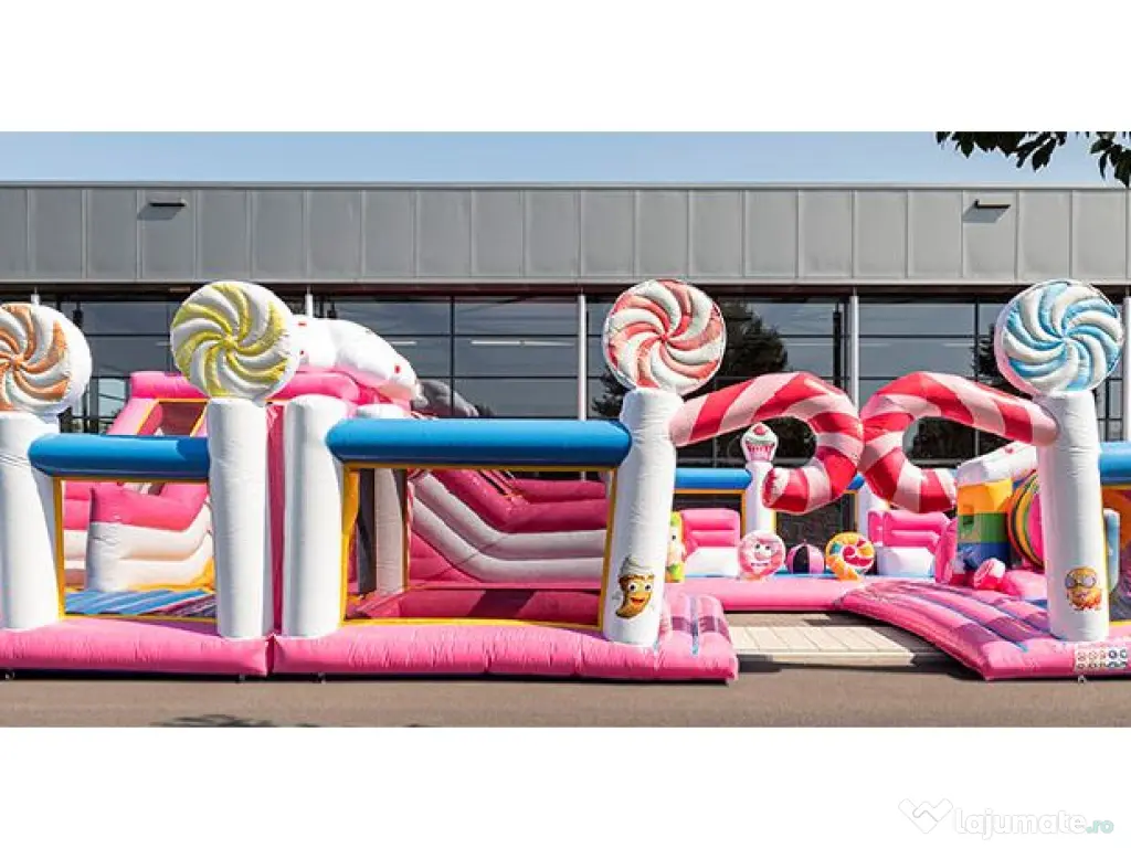 Tobogan castel Loc de joaca gonflabil copii loc de joaca urias echipament joaca 