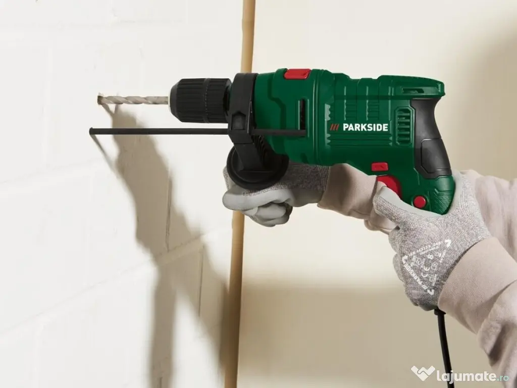 Masina performanta de gaurit cu percutie Parkside: D5, 500W, turatie 3200 