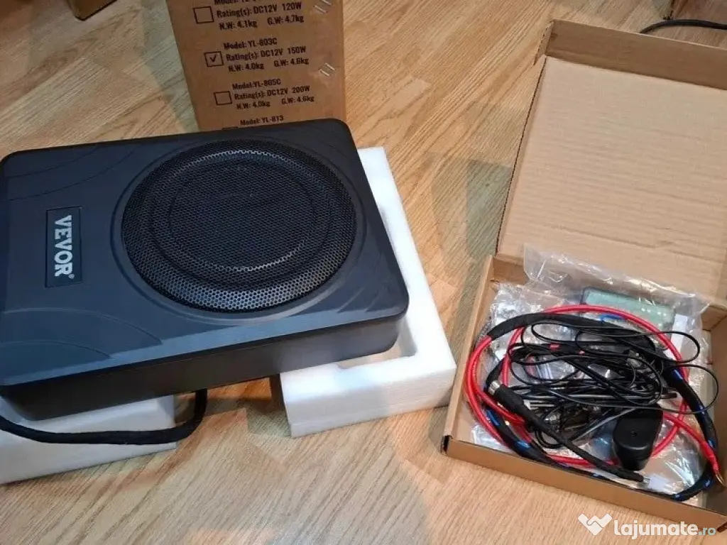 Subwoofer Auto Slim Marca Vevor