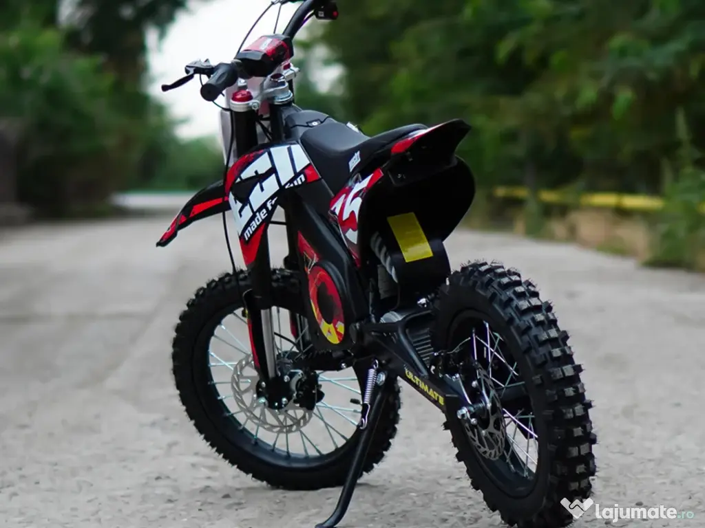 Motocicleta electrica Kinderauto Motobike 35 1500W 48V roti 14/12 RED 