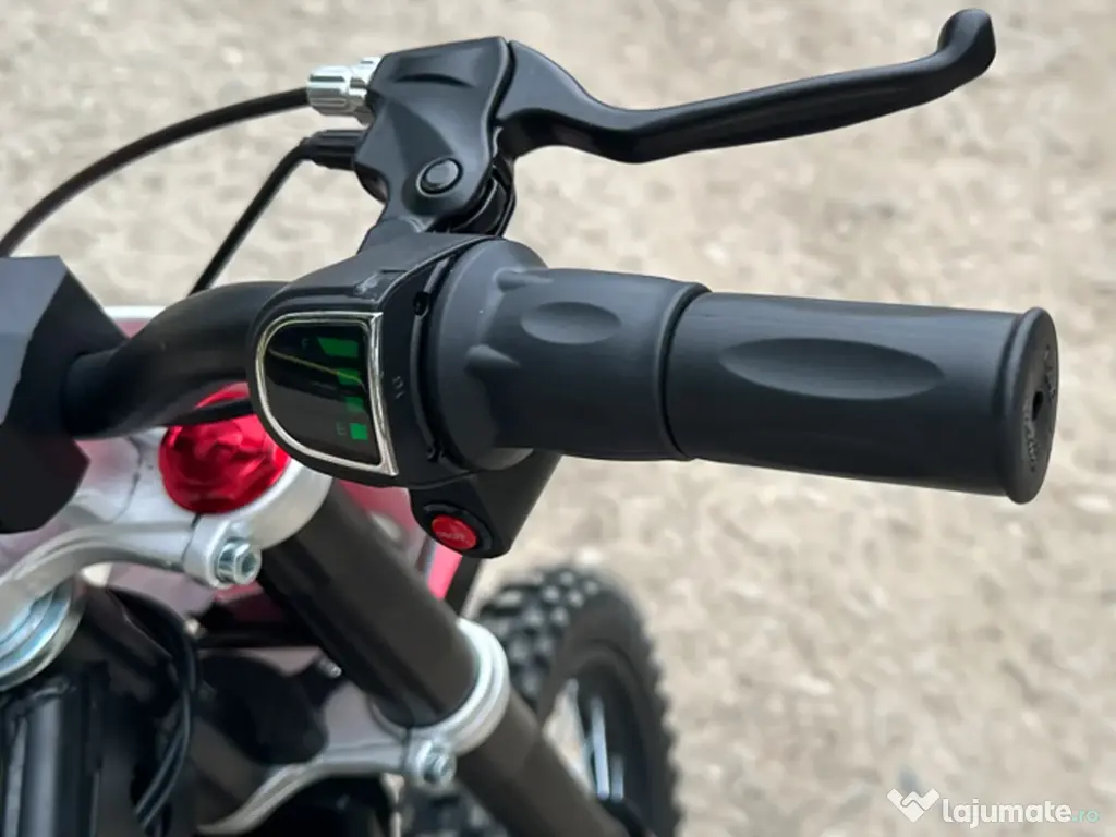 Motocicleta electrica Kinderauto Motobike 35 1500W 48V roti 14/12 RED 