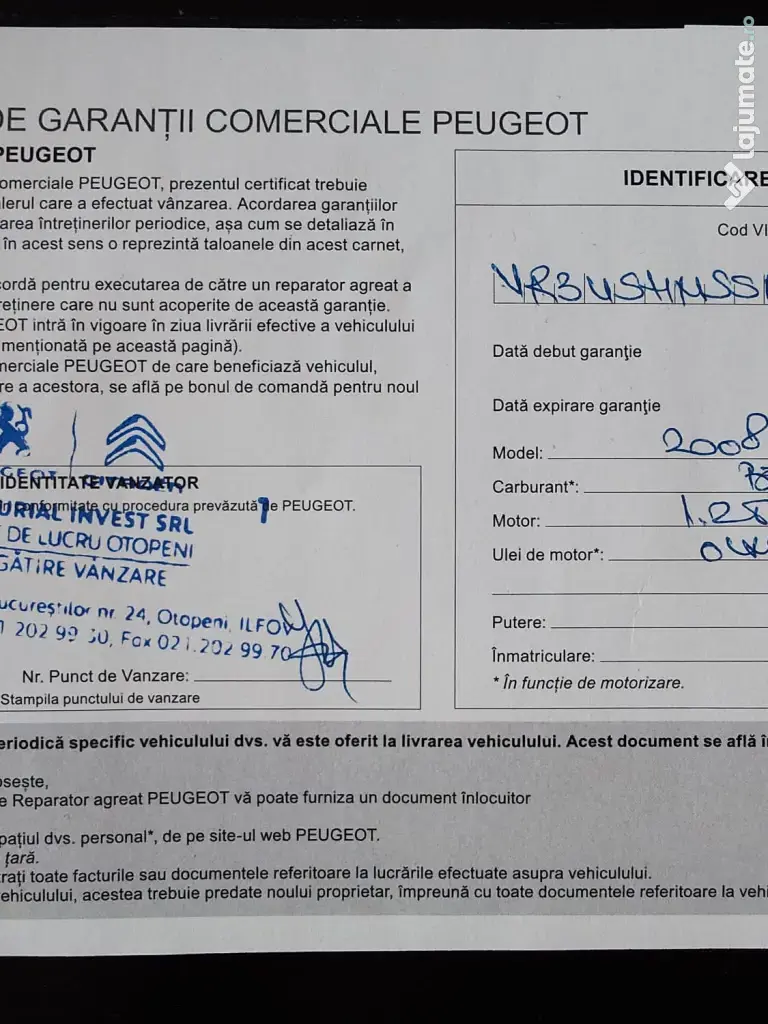 Vand Peugeot 2008 - 2022 - 23.000 km - Garantie Peugeot