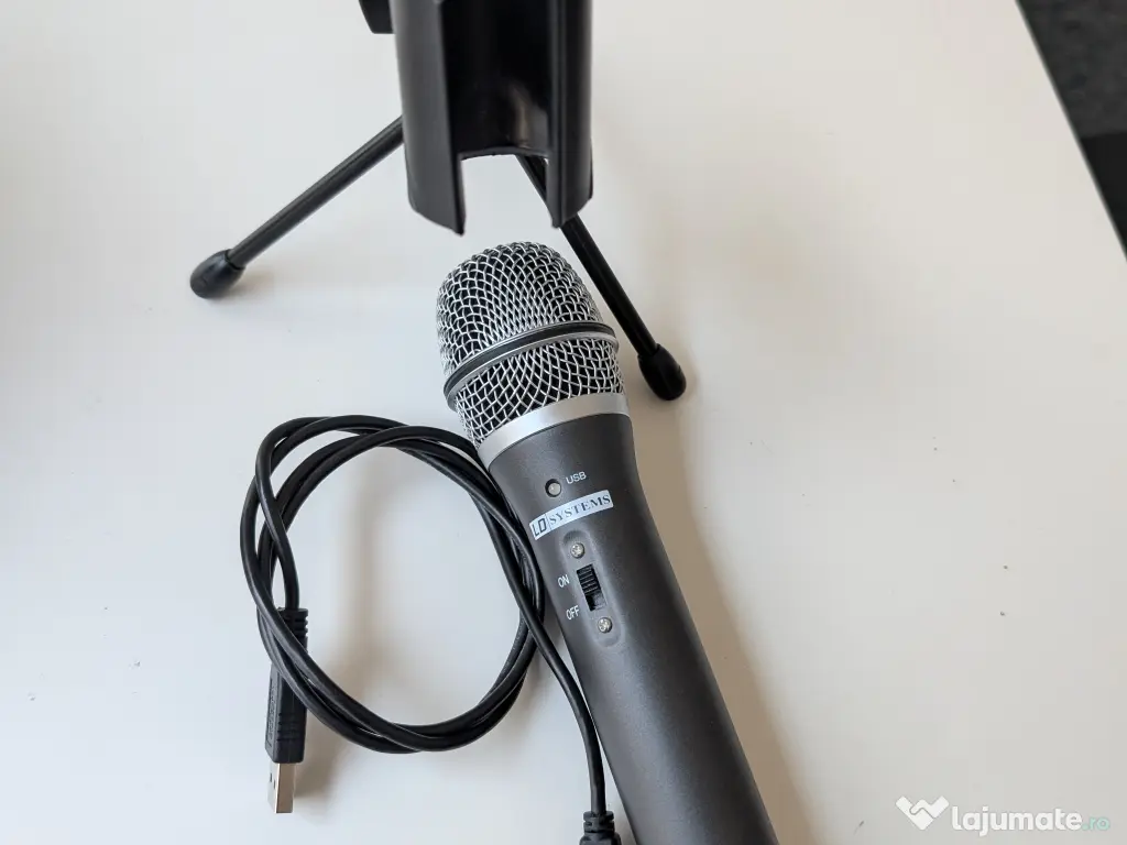 Microfon Dinamic LD-Systems D1USB USB/XLR cu iesire casti