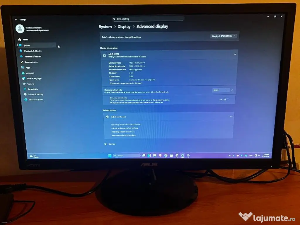 Vand PC + Monitor Asus 
