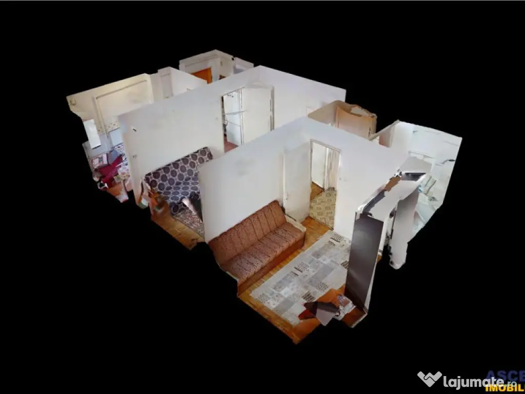 3D! Ergonomic apartament 2 camere, spatiu verde, beci, zona