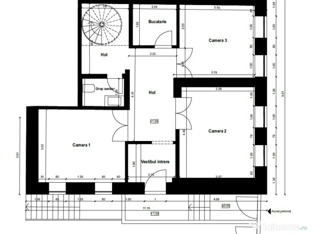 Vila de inchiriat - zona Udriste str. Cauzasi