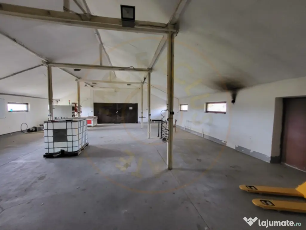 HALĂ INDUSTRIALĂ CU TEREN GENEROS DE VÂNZARE – DB, CĂ 