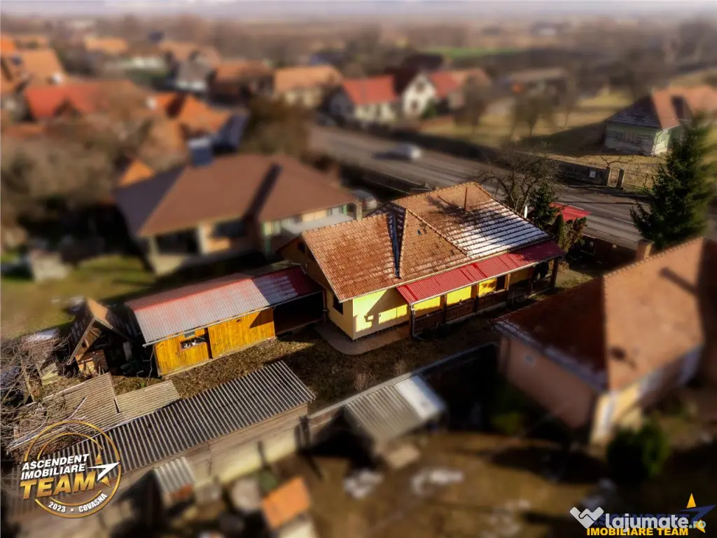 3DFILM! Casa cu 3 camere,1.800mp teren, facilitati apreciabi 