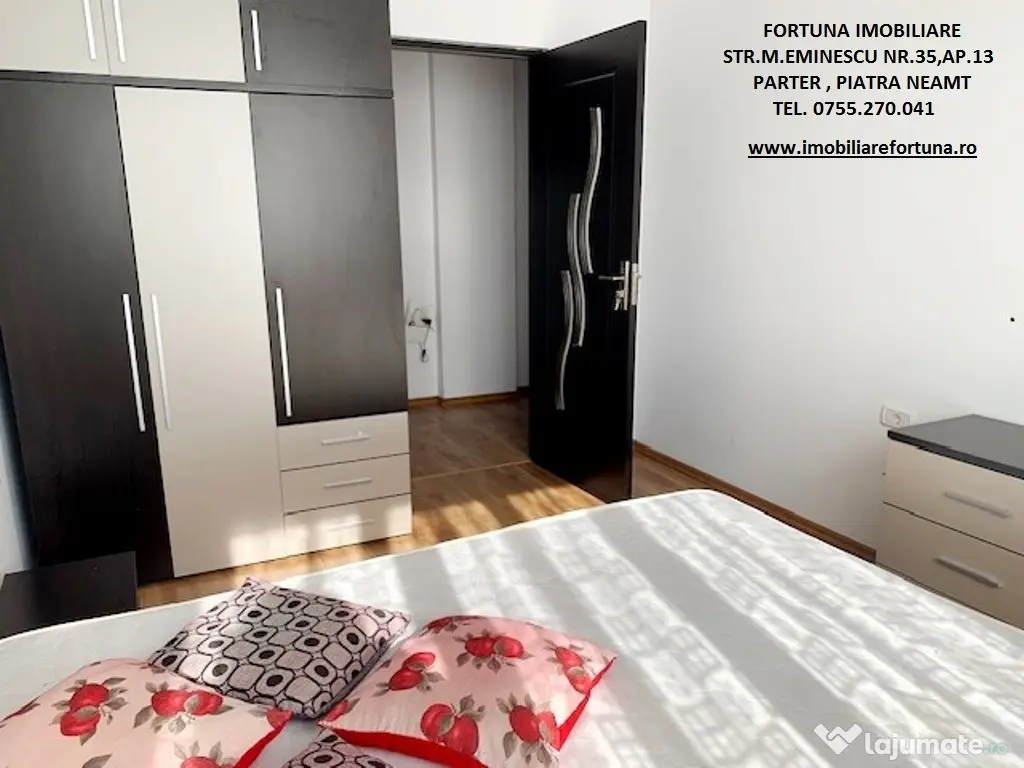 Apartament 2 camere,mobilat si utilat, etaj 2,in bloc nou -Cartier Tei