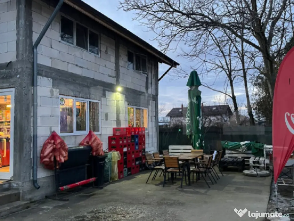 Spațiu comercial + teren, 163 mp utili, 983 mp, zona Exteri 