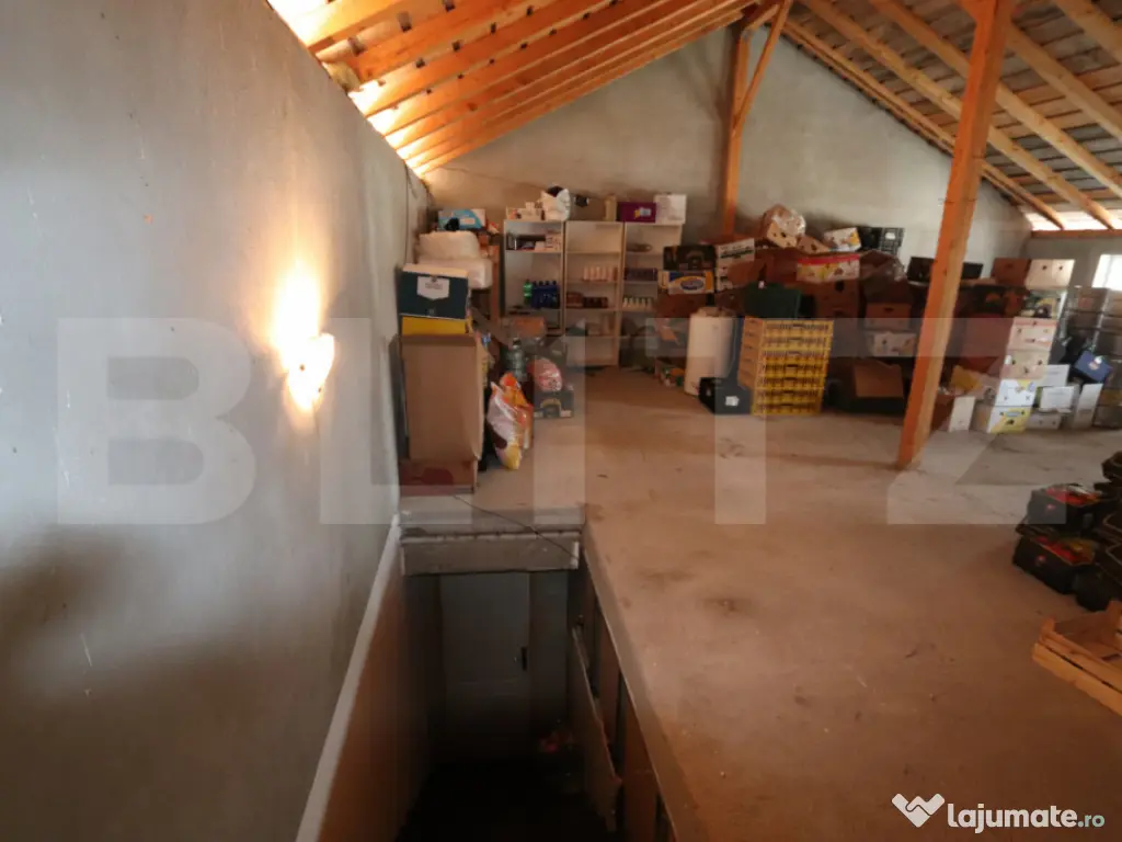 Spațiu comercial + teren, 163 mp utili, 983 mp, zona Exteri 
