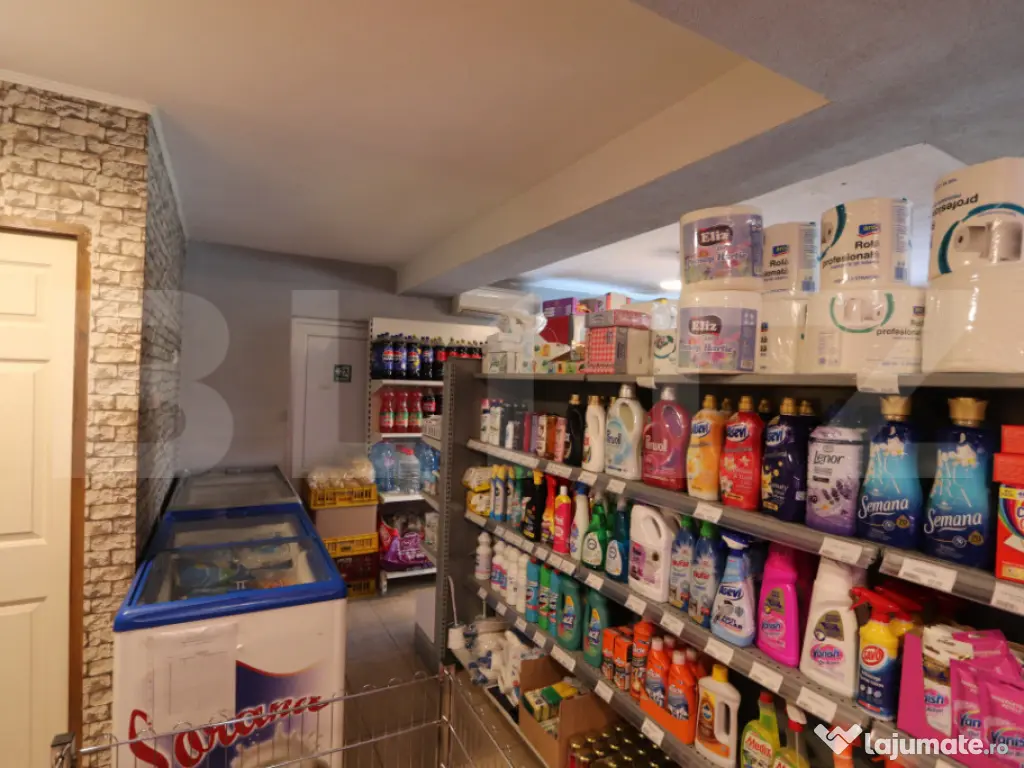 Spațiu comercial + teren, 163 mp utili, 983 mp, zona Exteri 