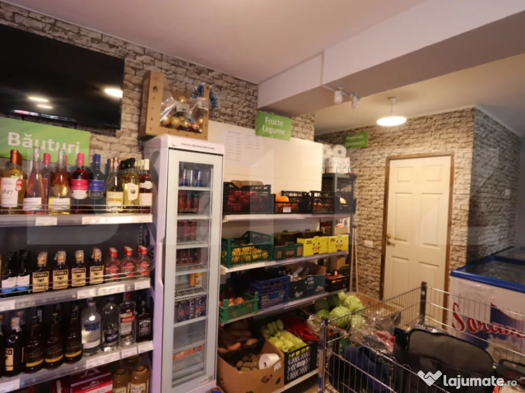 Spațiu comercial + teren, 163 mp utili, 983 mp, zona Exteri 