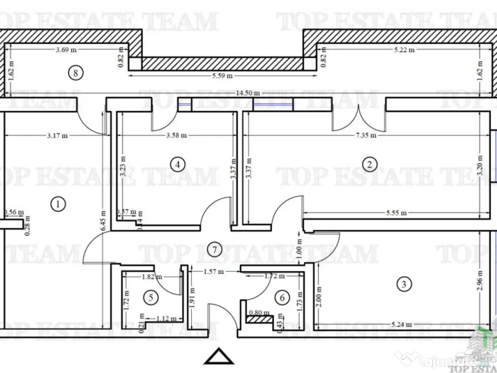 Apartament 4 camere cu terasa bloc nou in zona Lacul Morii-G 