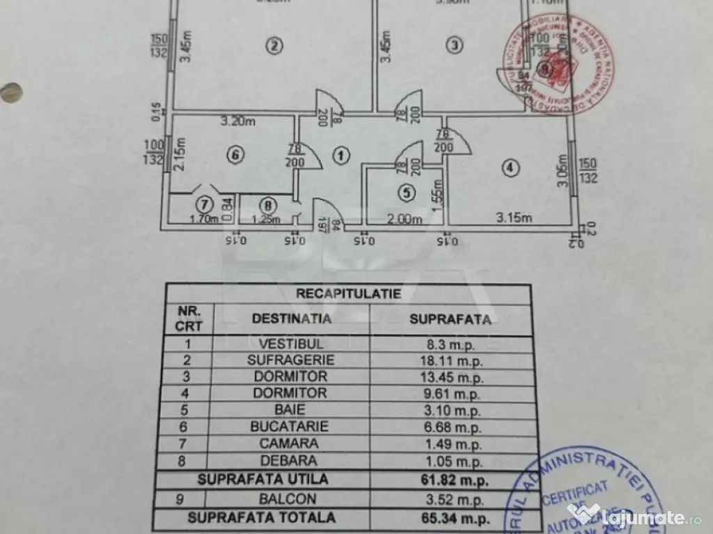 Apartament 3 camere Straja / Brancoveanu 