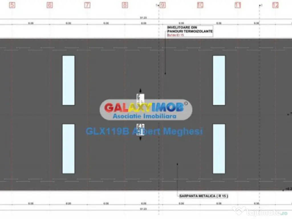 Hala 2431 mp deschidere DN3 centura A0 