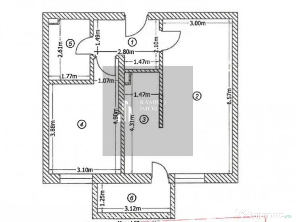 Apartament 2 camere decomandat Grand Arena/Metalurgiei