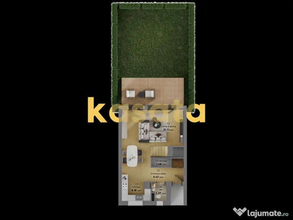 Vila Stefanestii de Jos I 4 camere I 101 utili I Duplex 