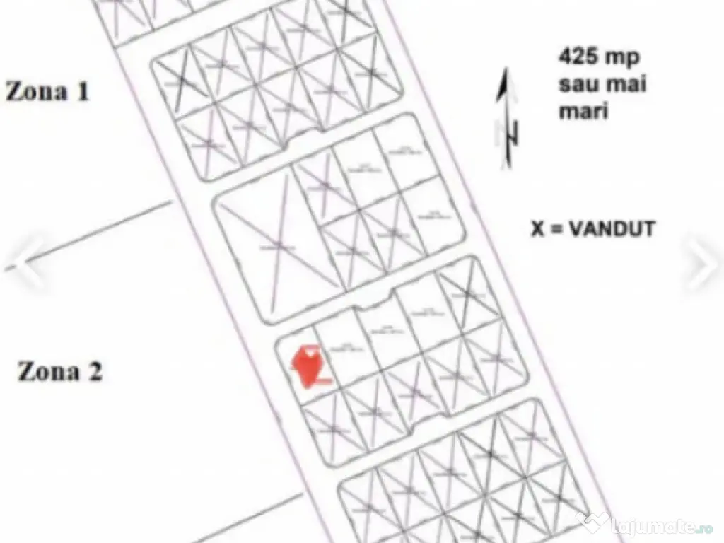 Teren Intravilan 425 mp Stupini 
