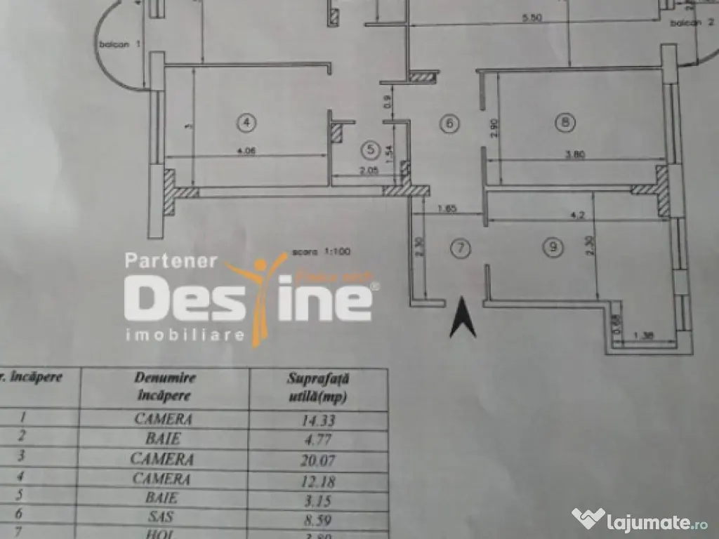 Nicolina - Apartament 4 camere DECOMANDAT 97,01 mp 