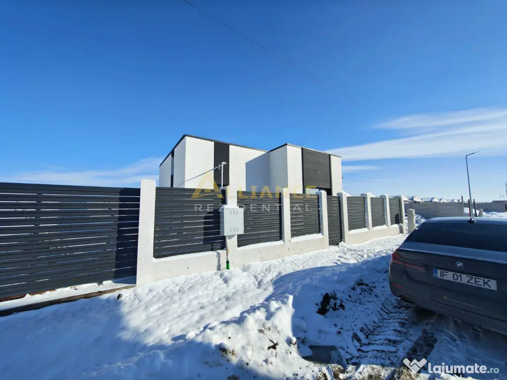 Casa individuala parter - 3 camere - 2 bai - 300 mp teren