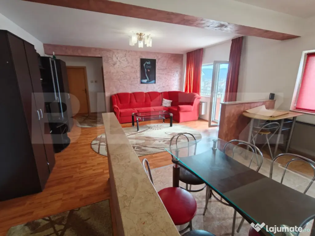 Apartament 2 camere, mobilat, parcare, zona Centrala Gilau